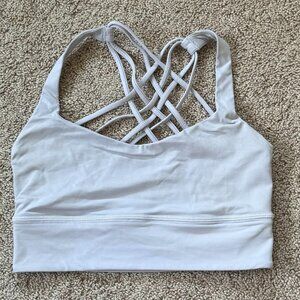 Lululemon Free to Be Long-Line Bra in Lavender Dew